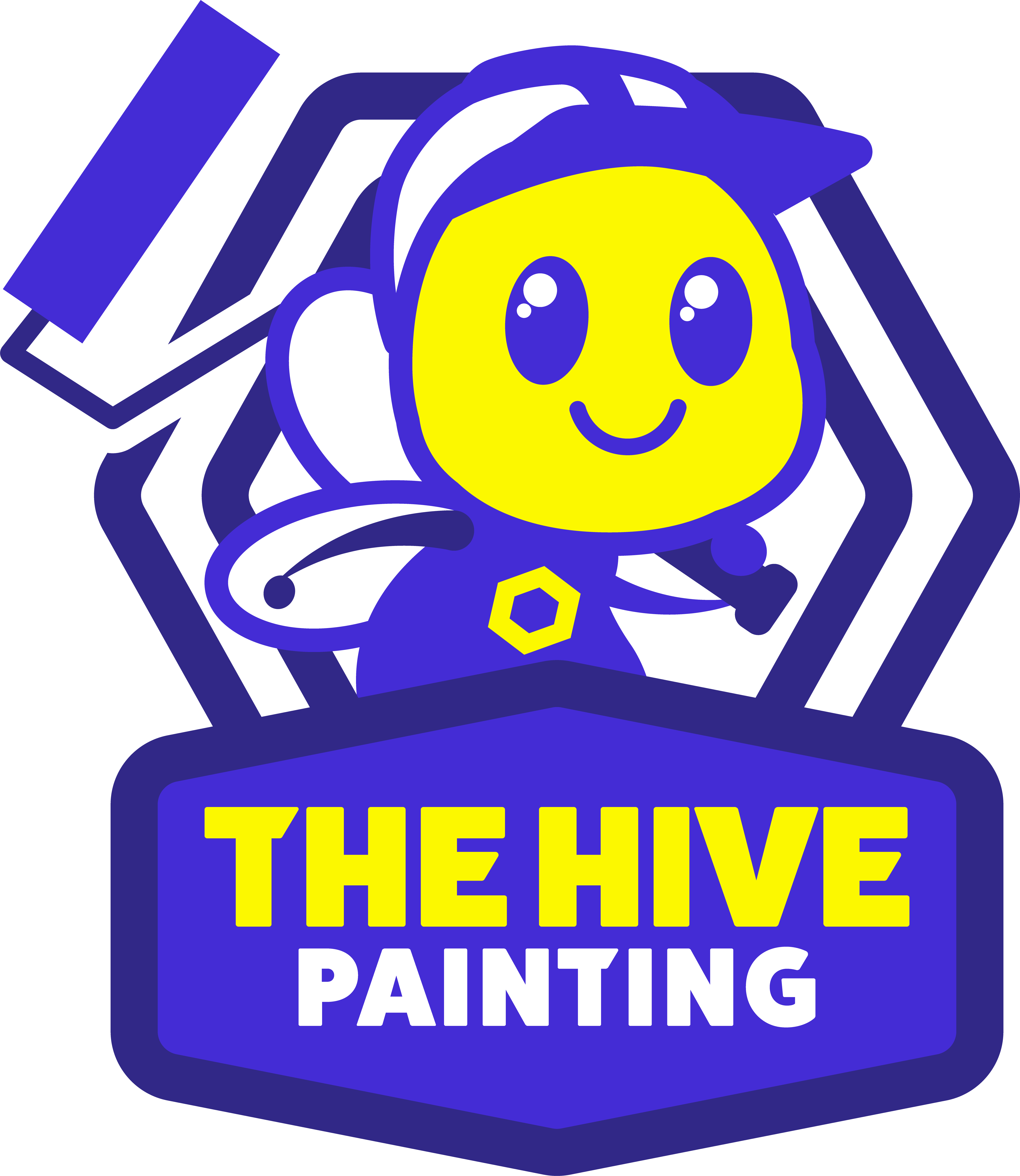 The Hive Painting Logo